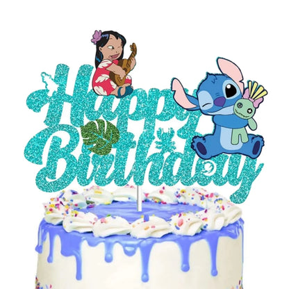 Topo bolo Lilo Stitch, 2 peças Stitch Topo, Decoração de bolos Stitch Crianças e Festa