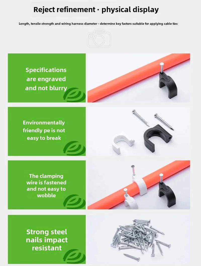 Grampo Para Fios, 6,0 Mm2, e Grampo para fios, 6,0 mm², redondo