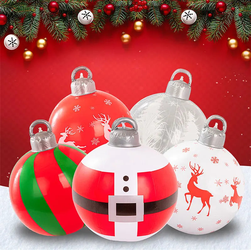 Bola de Natal Inflável, Inflável para Exterior, Bolas Infláveis Decoradas, Decoração e Infláveis
