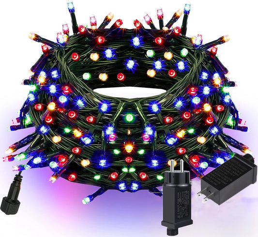 Cordão Pisca Pisca Led De Natal 100 Lâmpadas Coloridas Cor Das Luzes Coloridas