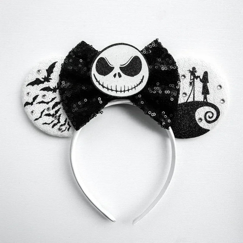 Tiaras Acessórios Disney Conjunto de 1 tiaras com orelhas rato para o Halloween, lantejoulas