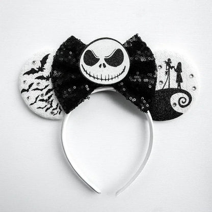 Tiaras Acessórios Disney Conjunto de 1 tiaras com orelhas rato para o Halloween, lantejoulas