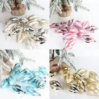 Bola de Natal de Cobre 24 Peças Decorações de Árvore de Natal Laranja e Cobre