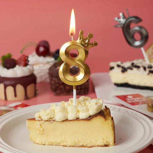 1 Peça 8º Feliz Aniversário Bolo Topper Glitter Cheers para 8 anos Palheta de Bolo Dourado