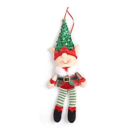 Natal elfo estatueta elfo bonecas de natal bonito novidade mesa feriado peça elf bonecas