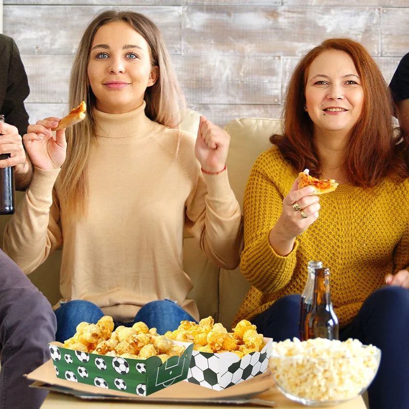 Bandeja de Servir de Aniversário de Futebol com 36 Peças Copa do Mundo