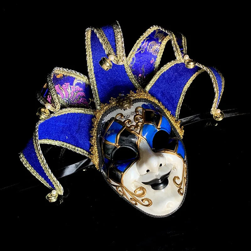 Máscara de baile de máscaras veneziana, máscara facial completa, máscara cosplay