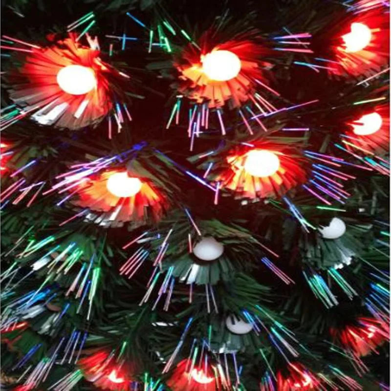 Árvore de Natal Fibra Ótica Árvore de Natal Com Luzes Decoração PVC Árvore De Natal