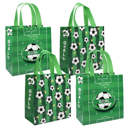 Bolsas Copa do Mundo De Tecido Não Tecido Com Tema Futebol, 5/10 Peças e Embalagem