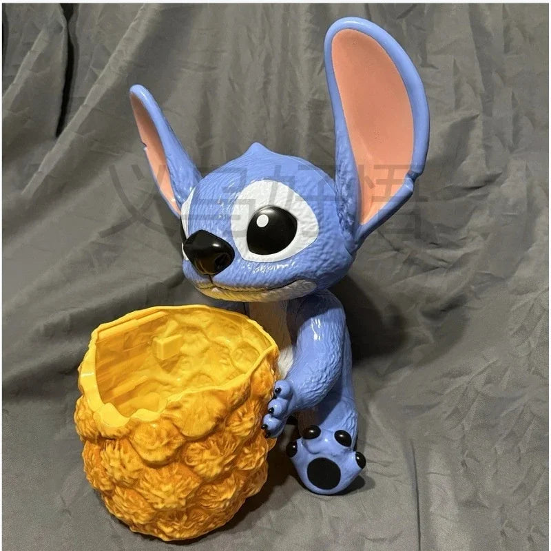 Balde pipoca portátil Toynk Disney Lilo & Stitch Pineapple 15cm