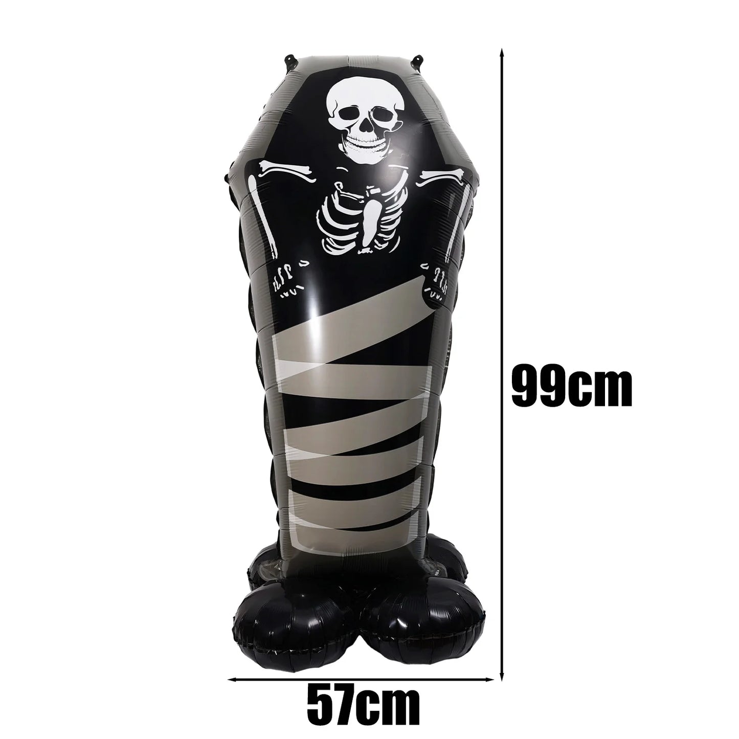 6 Pés Halloween inflável corpo caveira decoração ao ar livre inflável quintal corpo caveira