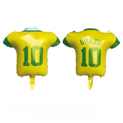 Balões de Camisa Copa do Mundo festa de aniversário com balões e kit de futebol