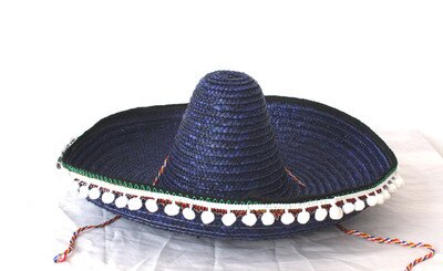 Mexicano pompom leve a energia do México para sua festa! O Chapéu de Palha Mexicano Colorido com Pompom é a escolha perfeita para animar o ambiente