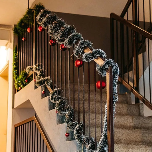 Guirlanda de Natal 2/4/10/30 metros Verde Profundo/Comprido de enfeite de árvore Natal