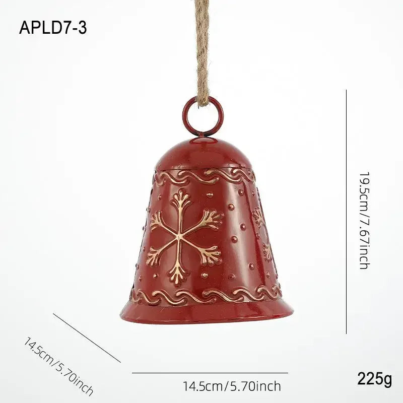 Enfeites De Sino De Natal Decoração de Pendentes, Sinos Decorativos de Natal em Metal