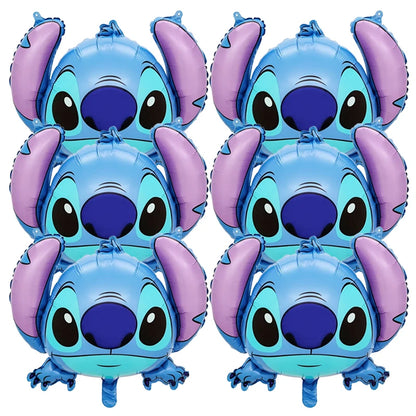 Lilo Stitch Decoração 6 Peças De Aniversário itens lilo stitch personalizados Balões