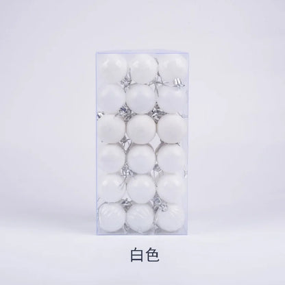 Bola de Natal conjunto de 36 peças de enfeite de árvore de Natal de 4 cm para aumentar