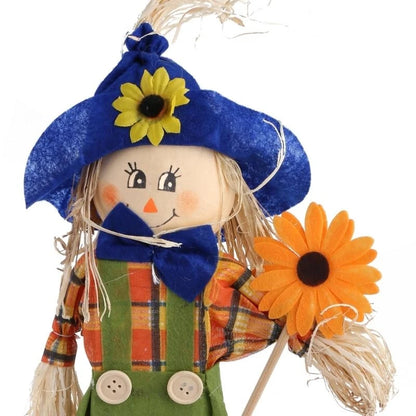 Kit Boneco Espantalho Decorativo Para Festa Junina - Januário E Lindinha 37cm - 1 Un.