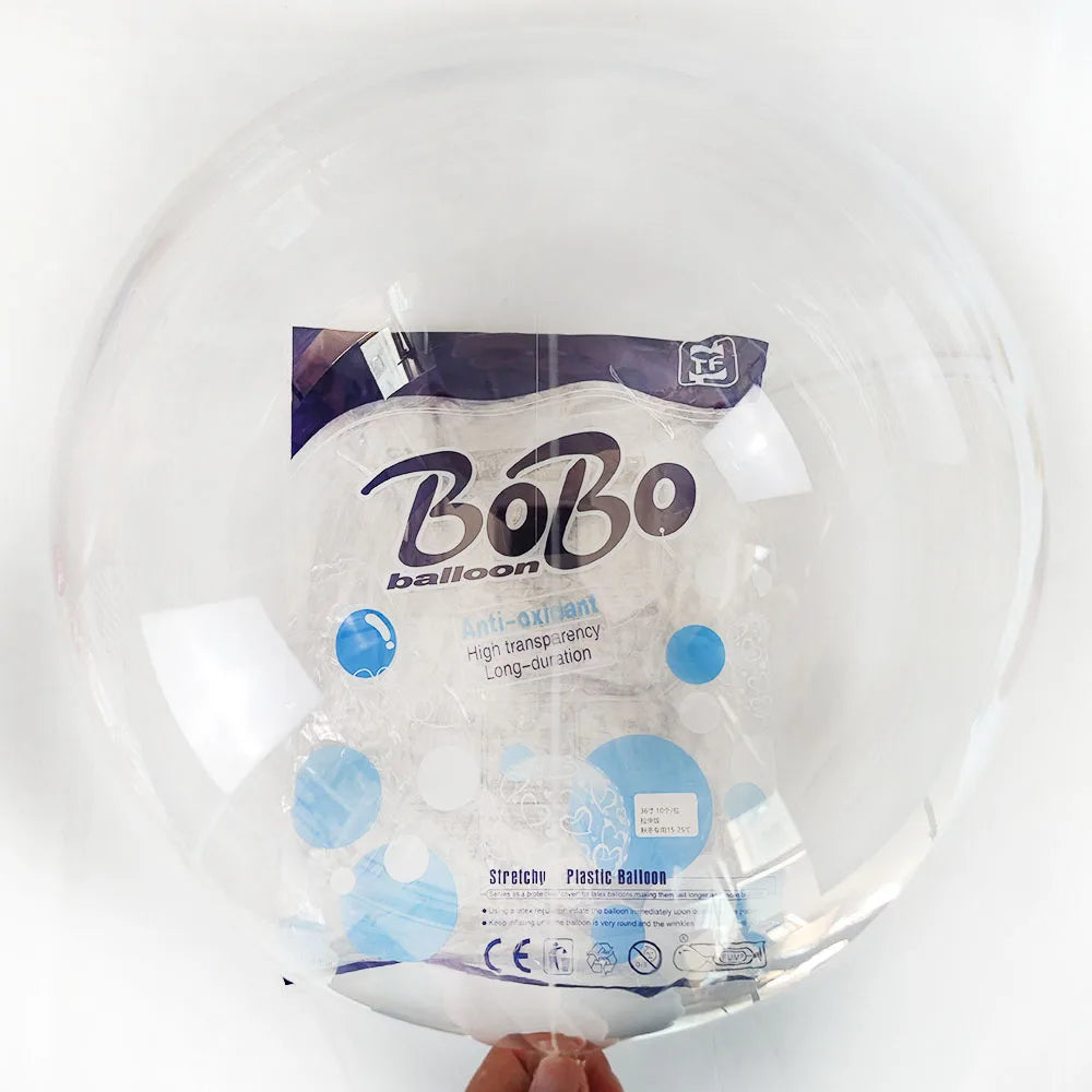 Balão Bolha Transparente 18 Pol Pacote Com 50 Und (bubble)