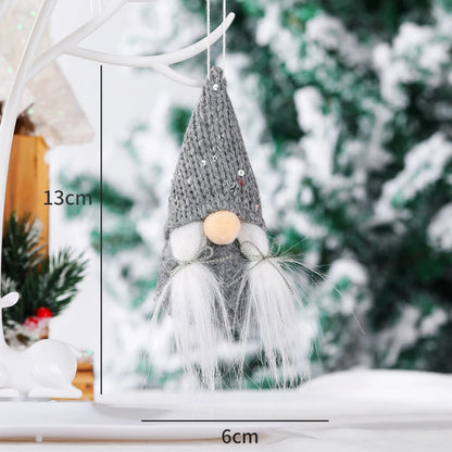 Pingente Anjo Natal Decoração de menina anjo de natal | Pingente de boneca anjo pelúcia