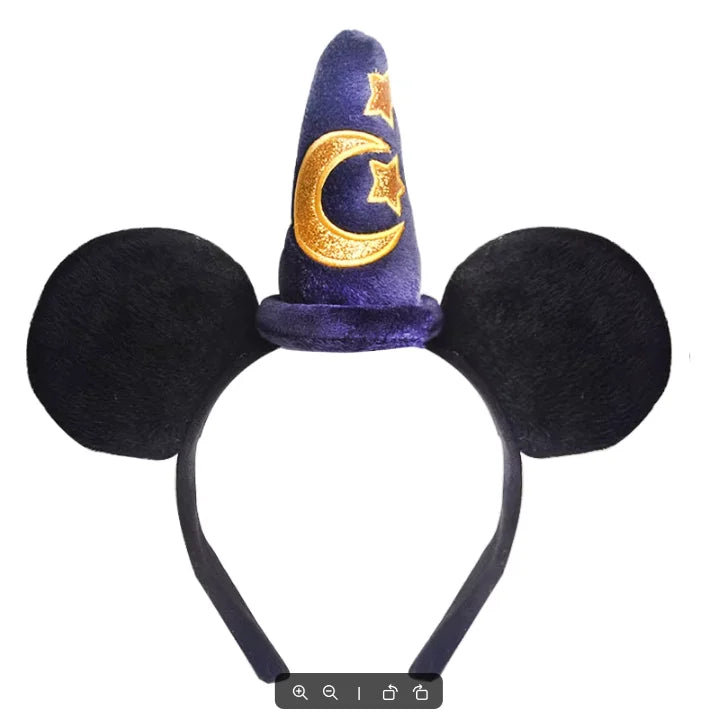 Tiaras Mickey Orelhas de Mickey de feiticeiro, lantejoulas Azul (menino feiticeiro)