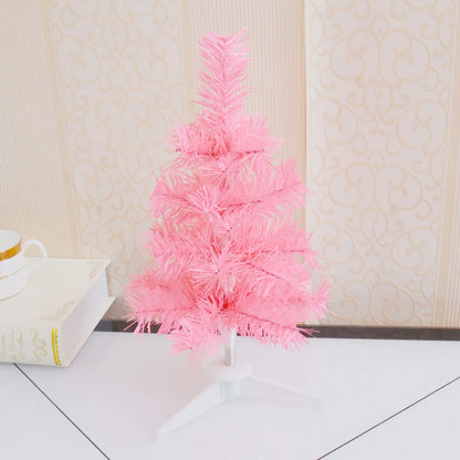 Árvore de Natal Rosa Mini Árvore de Natal de 1,6 m, Pontas de Ramo de PVC, Rosa Cerejeira