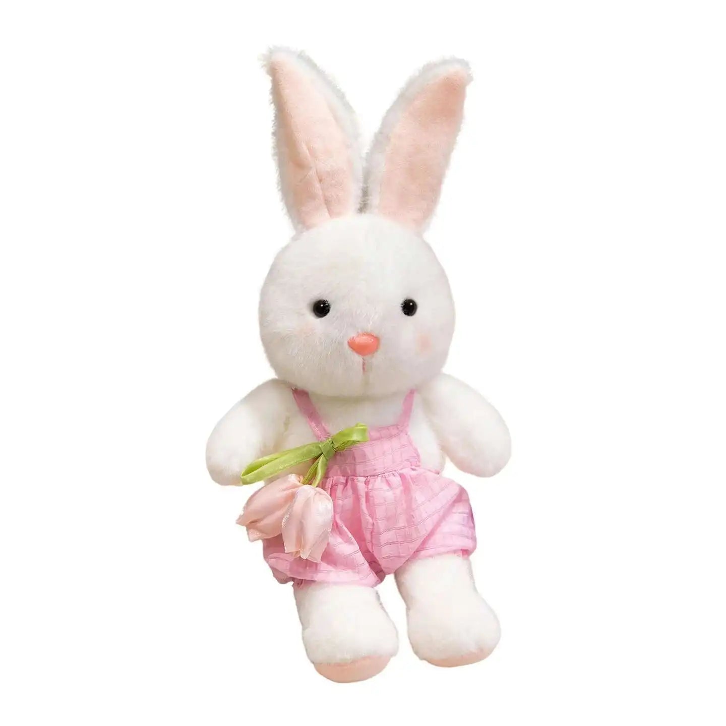 Coelho Páscoa Rústico Decoração Coelhinha Coelha Rosa Enfeite Decoração Páscoa 35cm