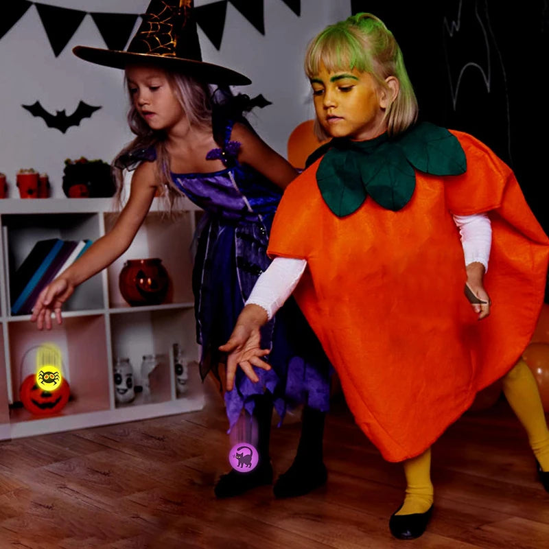 Bolas Gel brilhantes no escuro, 8 modelos bolas Gel com tema de Halloween festas