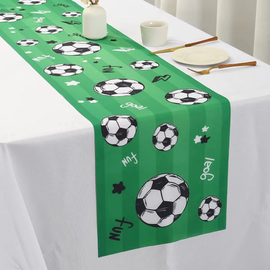 Toalha De Mesa Copa do Mundo Futebol, Esportiva Para Chá Bebê, Tema Menino, Decoração