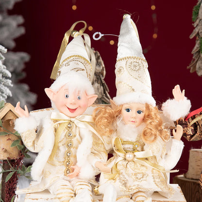 Bonecos de Elfo de Natal, 45cm Macios e Adoráveis enfeites Árvore de Natal Elfos Árvore Natal