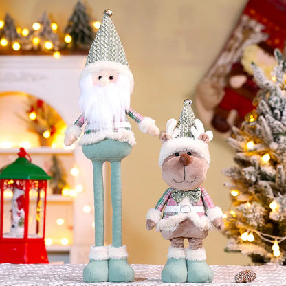 Kit decoração Natal personagens figuras de boneca de natal, brinquedo de papai Noel