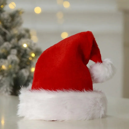 Gorro de Natal Colorido Touca Papai Noel Santa Mamãe Noel, Kit Gorros de Papai Noel