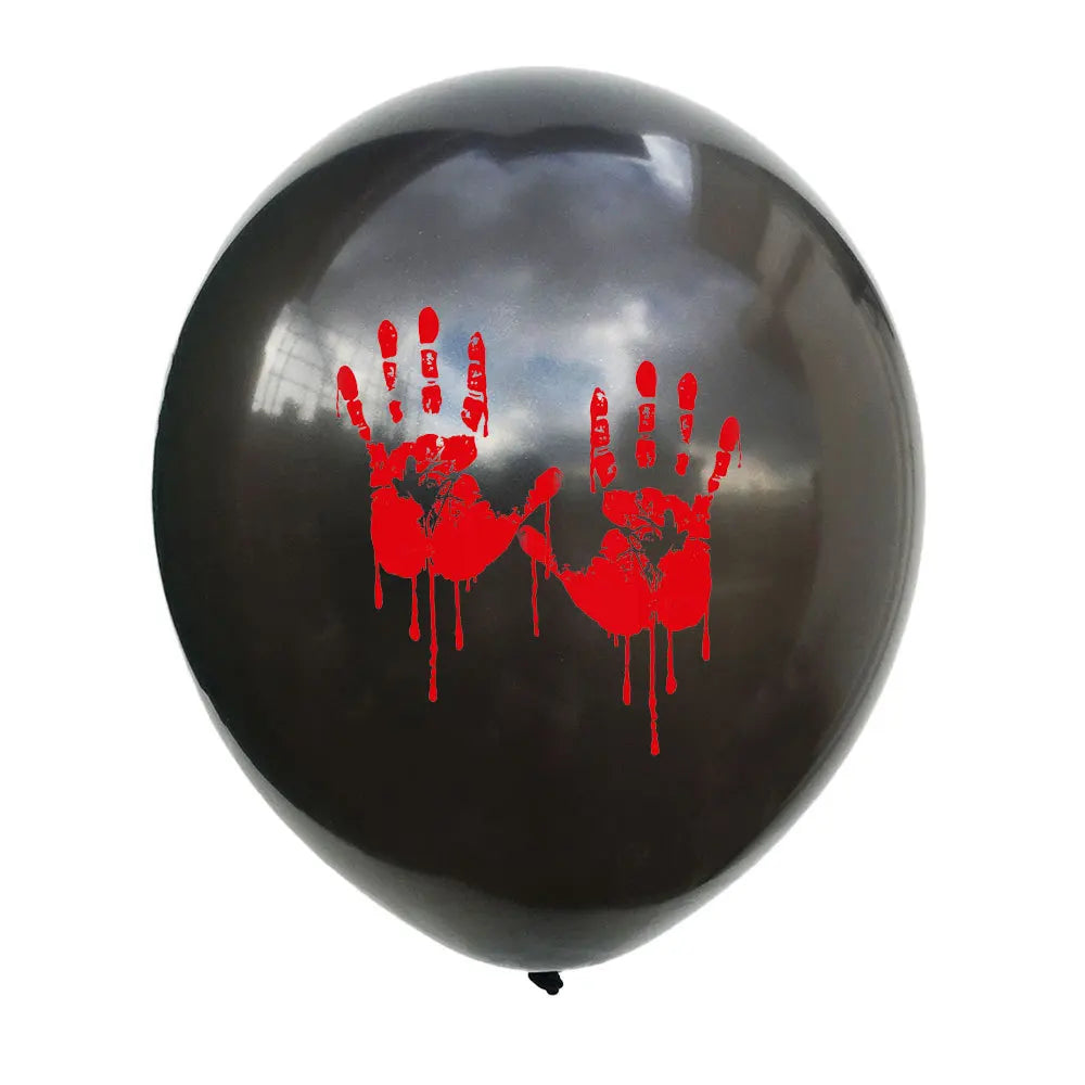 Balões Halloween 15 Peças balões de respingos de sangue de 12 polegadas e Halloween