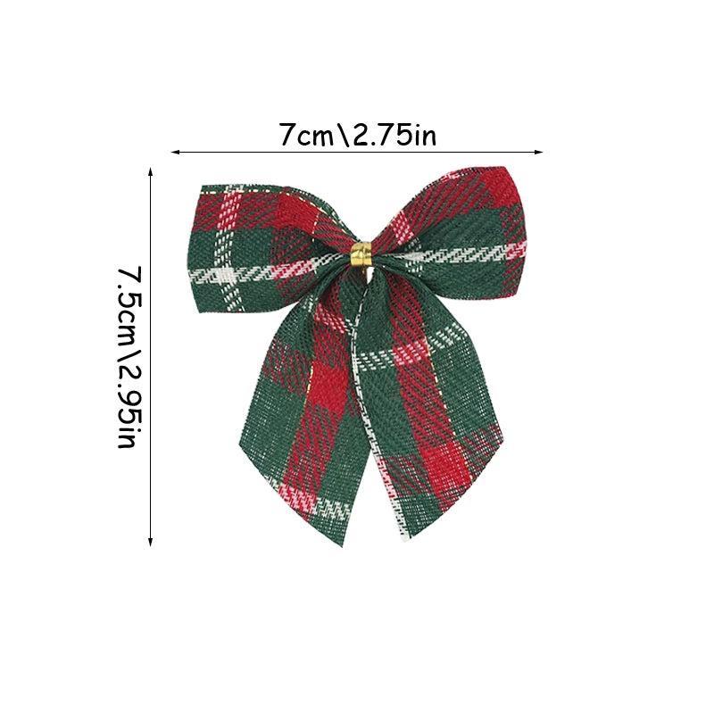 Kit 10/20 peças Laços Grande Vermelho com Telinha Decoração Árvore Guirlanda Natal