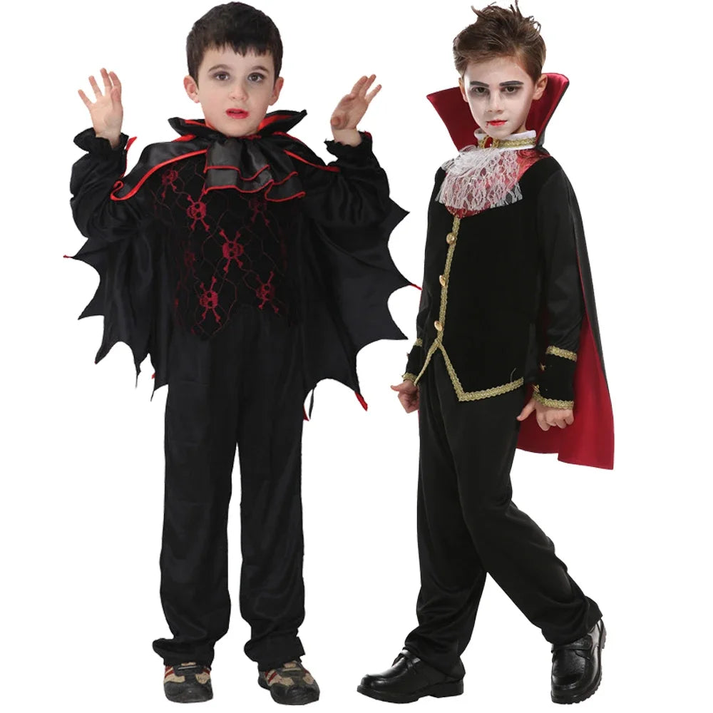 Assustador espetacular Criações Fantasia de vampiro de Halloween meninos