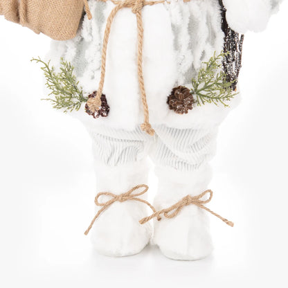 Boneco Papai Noel 60Cm Com Dourado