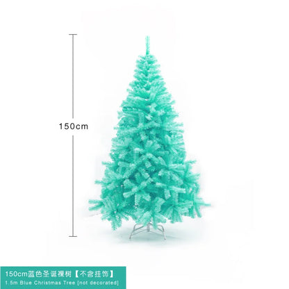 Árvore de Natal variação artificial, pinheiro de Natal colorido em PVC com suporte de metal