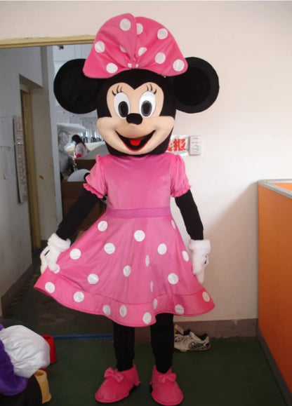 Fantasia de Mascote da Mickey Masculino Adulto Fantasia de Mascote da Minnie Mouse