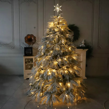 Árvore de Natal Artificial Mini Árvore Natal Branca com Luzes Quentes Decorações Natal