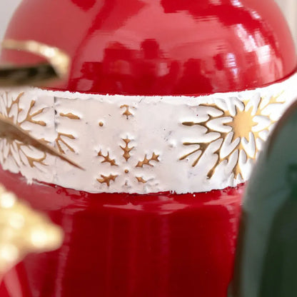 Sino de Ferro Forjado para Árvore de Natal Estilo Rústico