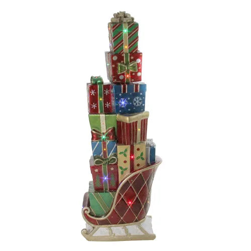 Bonecos do Quebra-Nozes – Estátua Iluminada de Soldado Quebra-Nozes de Natal LED