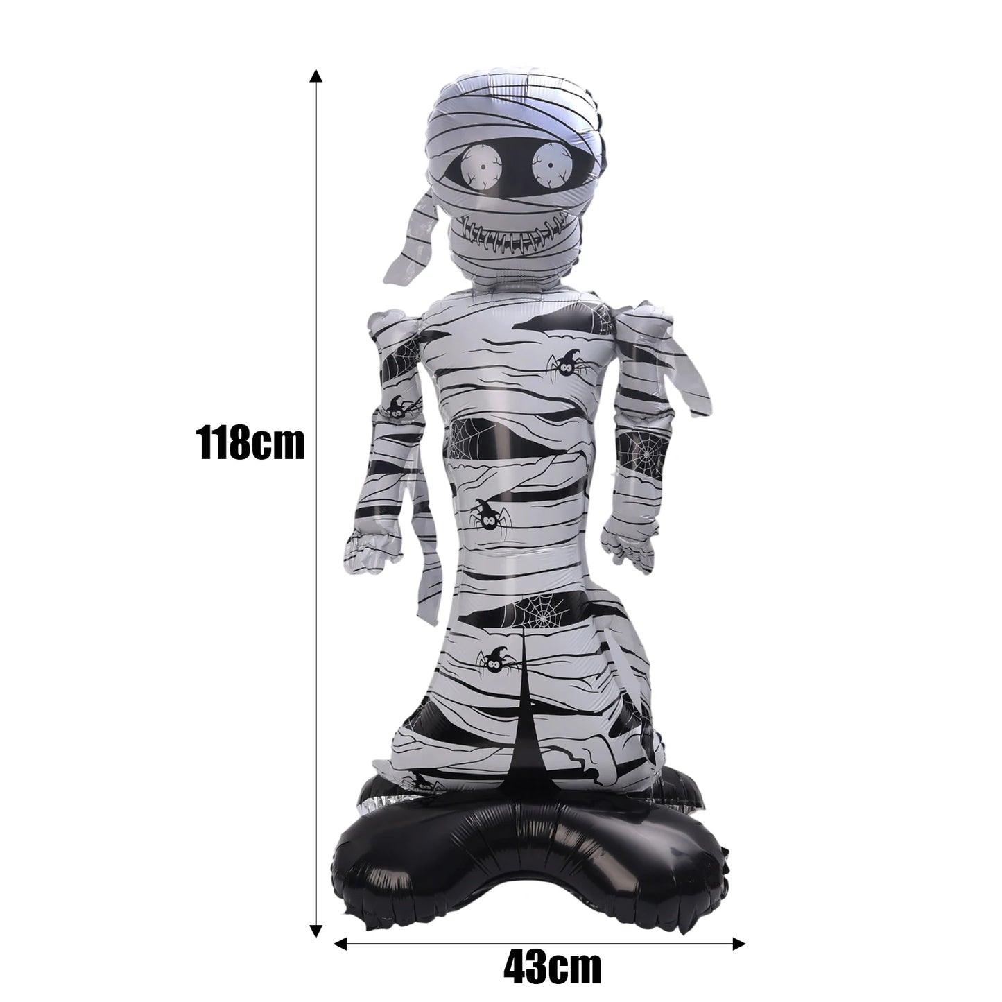 6 Pés Halloween inflável corpo caveira decoração ao ar livre inflável quintal corpo caveira