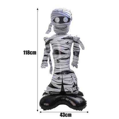 6 Pés Halloween inflável corpo caveira decoração ao ar livre inflável quintal corpo caveira