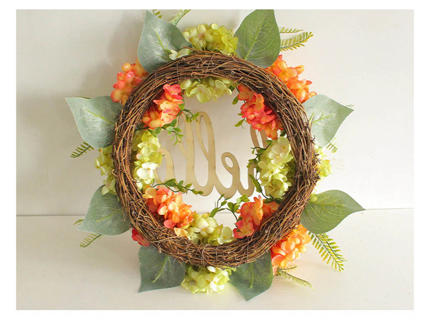 Guirlanda De Flores Rosa, Decoração De Simulação De Primavera/verão