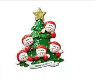 Porta-Retrato Árvore de Natal Enfeite de Natal Personalizado em Formato de Porta-Retrato 7.8cm*7.7cm