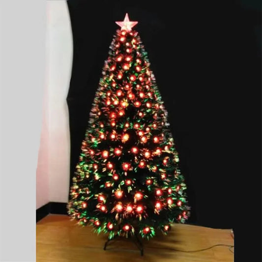 Árvore de Natal Fibra Ótica Árvore de Natal Com Luzes Decoração PVC Árvore De Natal