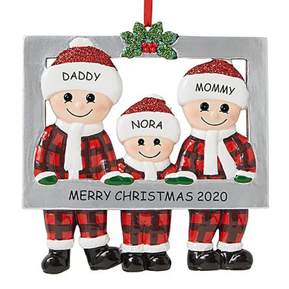 Porta-Retrato Árvore de Natal Enfeite de Natal Personalizado em Formato de Porta-Retrato 7.8cm*7.7cm