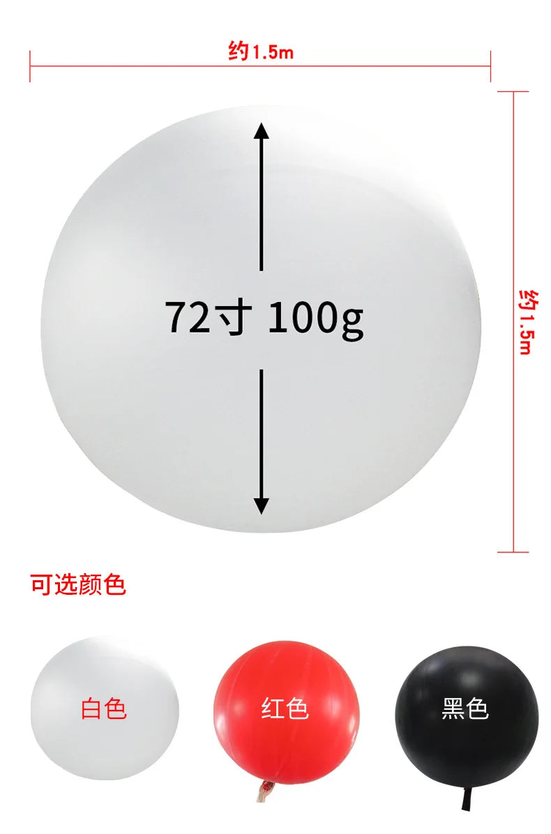 Balão meteorológico profissional Balões gigantes de 120 polegadas Balões decoração