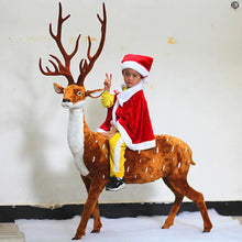 Carregar imagem no visualizador da galeria, Decoração De Natal Rena Grande Boneco Para Fim De Ano
