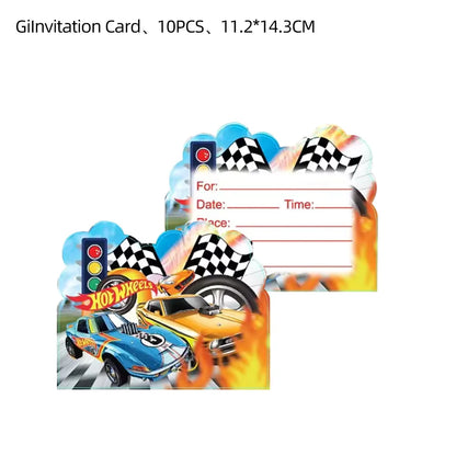 Kit Festa Hot Wheels Conjunto de decoração para festa de aniversário com toalha de mesa